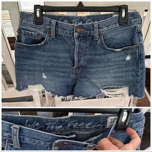 Free People Jean Shorts
